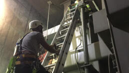 Staffe ferma scala antiribaltamento