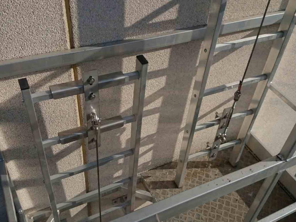 dispositivo messa in sicurezza scale esistenti vertical wire line 15