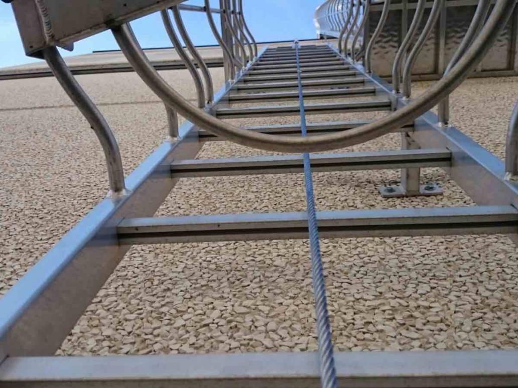 dispositivo messa in sicurezza scale esistenti vertical wire line 18