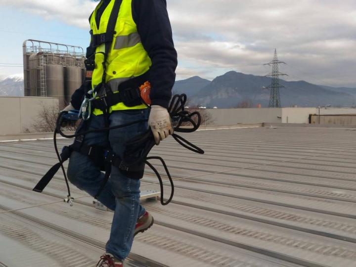 linea vita coverline basic rk dispositivo ancoraggio tipo c