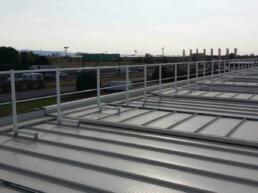 parapetto sicurguard sgrk alluminio fissaggio copertura