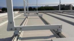 parapetto sicurguard sgrk alluminio fissaggio copertura