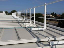 parapetto sicurguard sgrk alluminio fissaggio copertura