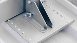 parapetto sicurguard sgsh alluminio fissaggio copertura metallica en 14122 3 05