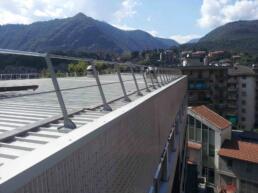 parapetto sicurguard sgsh alluminio fissaggio copertura metallica en 14122 3 09