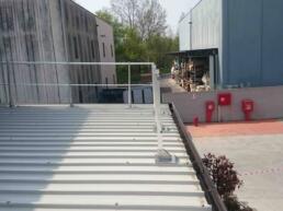 parapetto sicurguard sgsh alluminio fissaggio copertura metallica en 14122 3 10