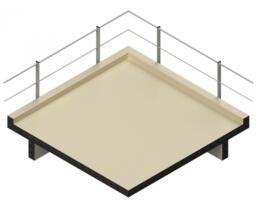 parapetto sicurguard sgv alluminio fissaggio verticale en 14122 3 001