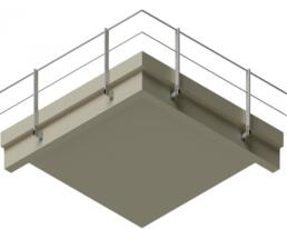 parapetto sicurguard sgv alluminio fissaggio verticale en 14122 3 002