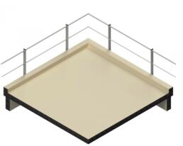 parapetto sicurguard sgv alluminio fissaggio verticale en 14122 3 003