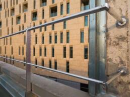 parapetto sicurguard sgv alluminio fissaggio verticale en 14122 3 15