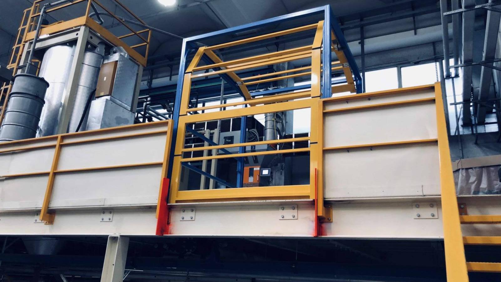 sial safety safegate 2000 cancello a bascula soppalchi e bascule di carico