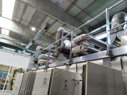 caduta da macchinari