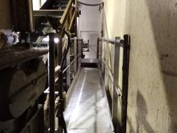 caduta da macchinario